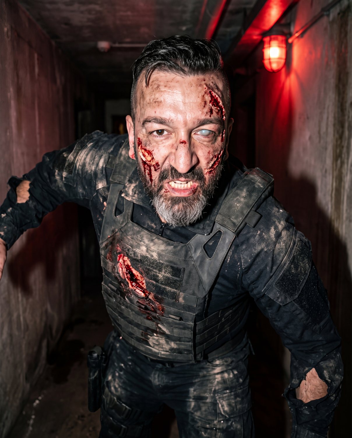 Nico als Zombie-Darsteller